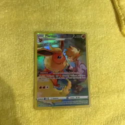 Flareon Full Art Trainer Gallery Holo Card TG01/TG30 Brilliant Stars - Image 2
