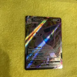 Pokemon TCG Card Espeon VMAX 065/203 Evolving Skies Ultra Rare - NM - Image 2
