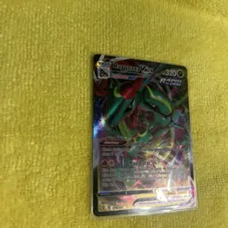 Pokemon TCG Evolving Skies Rayquaza VMAX Holo Full Art Card 111/203 Ultra RareNM - Image 3