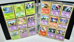 Used Pokemon Trading Random Card Game LOT In Binder - Image 1