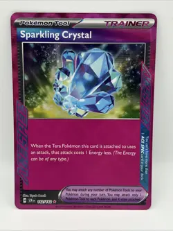 Sparkling Crystal - 142/142 - Ace Spec - Stellar Crown - Pokemon Card - NM/M - Image 1