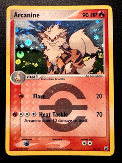 Arcanine 18/112 EX FireRed & LeafGreen Pokemon Card Reverse Holo Foil Rare HP - Image 1