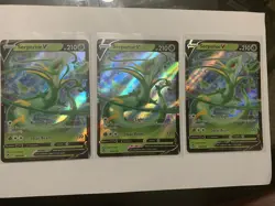 Pokemon Card Serperior V Silver Tempest Pack Fresh 007/195 - Image 1