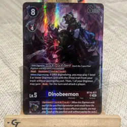 Dinobeemon [BT16-077] Digimon Card Game [Limited Card Pack Another Knight] - Image 1