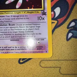 Pokemon Card: Mew HOLO Black Star Promo 9 (LP) WOTC Vintage - Image 3