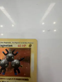 Pokemon TCG Magneton Base Set Holo Shadowless Card 9/102 LP+ - Image 3