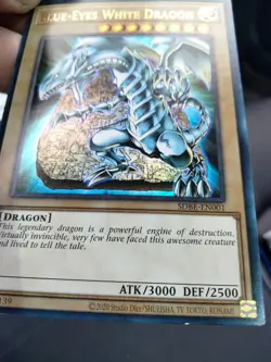 Blue Eyes White Dragon Ultra Rare Yugioh Monster Card The Best Online Deal - Image 1