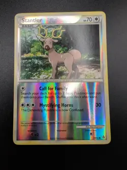 Stantler 64/95 Pokemon Unleashed HS Common Reverse Holo Card - Image 1
