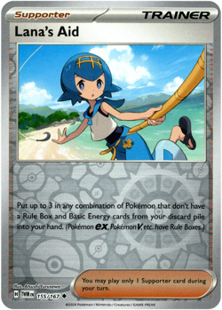 Lana's Aid 155/167 Reverse Holo | Twilight Masquerade | Pokemon Card - Image 1