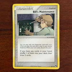 Bill's Maintenance 6/17 Uncommon POP Series 5 Promo Pokemon Card - Image 1
