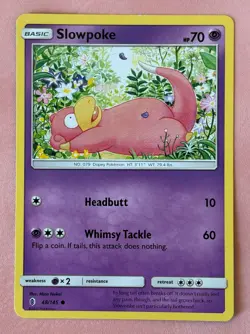 Slowpoke~Cute Pink Pokemon ~Pretty in Pink & Pastel Gallery~Cute Pokemon Cards - Image 1