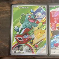First Partner Kanto Starters Bulbasaur, Charmander, Squirtle Pokemon 3 Card Set - Image 2