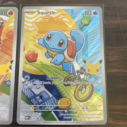 First Partner Kanto Starters Bulbasaur, Charmander, Squirtle Pokemon 3 Card Set - Image 4