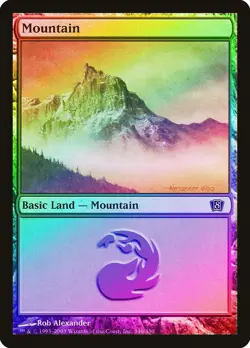 Mountain (346) FOIL 8th Edition NM Basic Land MAGIC GATHERING CARD ABUGames - Image 1