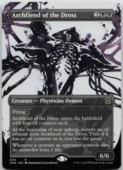 Archfiend of the Dross (Showcase) Phyrexia: All Will Be One 304 NM R - Image 1