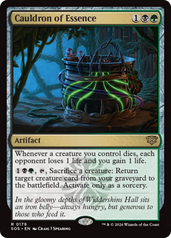 Cauldron of Essence (FOIL) x1 - MTG Secrets of Strixhaven SOS #179 - Image 1