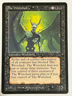 MTG - The Wretched - Legends - NM English Magic 1994 - Image 1