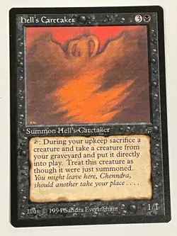 MTG - Hell's Caretaker - Legends - NM English Magic 1994 - Image 1