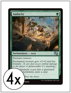 4x Audacity, Magic the Gathering, MTG NM - Image 1