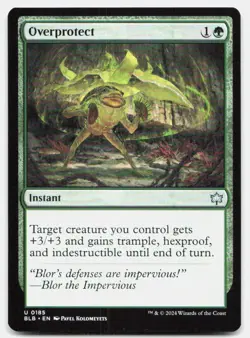 Overprotect 185 Uncommon Bloomburrow Magic: The Gathering Near Mint - Image 1