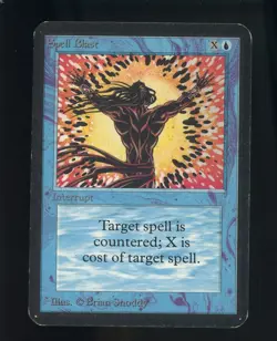 1993 MTG Magic The Gathering Alpha Spell Blast - Image 1