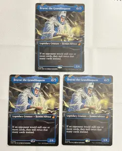 Bruvac the Grandiloquent (Anime Borderless) Ravnica Remastered NM x3!! - Image 1