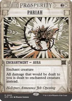 Pariah Light Play, English Magic the Gathering MTG Outlaws of Thunder Junction: - Image 1