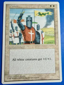 1 BANNED MTG Magic The Gathering Crusades | Fourth Edition 4ED | NM - Image 1