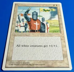 1 BANNED MTG Magic The Gathering Crusades | Fourth Edition 4ED | NM - Image 5