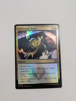 MTG - Silverquill Charm (Foil) - Secrets of Strixhaven NM/M Condition - Image 1