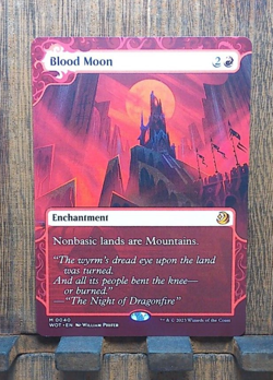 Blood Moon - Wilds of Eldraine: Enchanting Tales (WOT) Near Mint PACK FRESH - Image 1