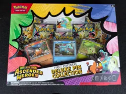 Pokemon Mega Evolution Ascended Heroes Deluxe Pin Collection Tepig Totodile - Image 1