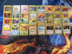 Pokemon 100% COMPLETE Fossil Common & Uncommon Card Set NM/LP - Image 1