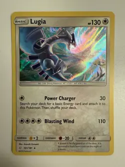Pokemon TCG Lugia Team-Up Holographic Card 131/181 LP Condition - Image 1