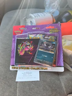 Pokemon TCG: Ascended Heroes Tech Sticker Collect.-3 Pack Blister Gastly-Sealed✅ - Image 1