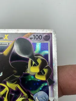 Alakazam LV. X 103/111 Holo Ultra Rare Rising Rivals Pokemon NM Card 2009 - Image 3