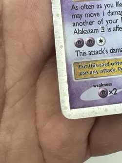 Alakazam LV. X 103/111 Holo Ultra Rare Rising Rivals Pokemon NM Card 2009 - Image 5