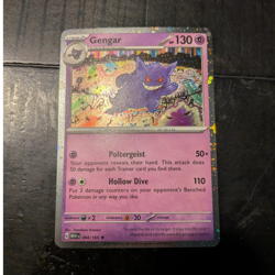 The Pokemon Company Gengar 094/165 Lost Origin Cosmos Holo Rare Stage 2 HP130 - Image 1