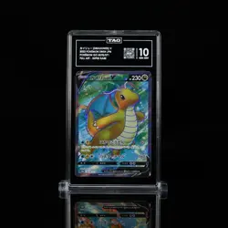 2022 POKEMON GO JPN 078/071 SR FULL ART DRAGONITE V TAG 10 PSA - Image 1