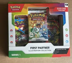 Pokemon TCG First Partner Illustration Collection Series 1 New Sealed - Image 1