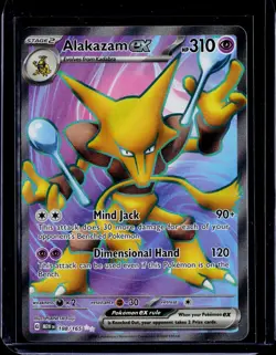Alakazam ex #188/165 SV: Scarlet & Violet 151 Pokemon - Image 1
