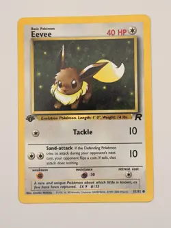 Pokemon TCG Eevee Team Rocket #55 Common 1st Edition *Near Mint* - Image 1