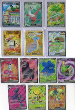 Lot of 13 Pokemon Cards Full Art EX Modern Collection - Image 1