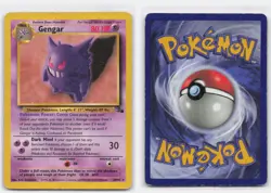 GENGAR 20/62 RARE FOSSIL POKEMON - Image 3
