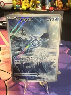 Pokemon TCG Cryogonal Black Bolt 111/086 IR NM - Image 1