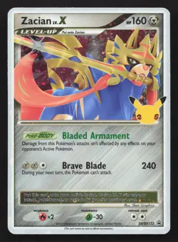 Pokemon Zacian LV. X - Promo SWSH: Sword & Shield Promo Cards SWSH135 NM - Image 1