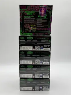 Pokemon TCG Shrouded Fable Lot of (5) ETB + SEALED PC ETB CASE BRAND NEW - Image 5