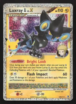 Pokemon Luxray GL LV.X Classic Collection Celebrations: Classic Collection 109/1 - Image 1