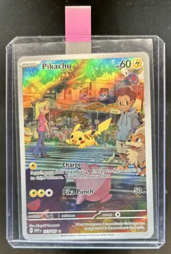 2023 Pokemon SV 151 Pikachu Illustration Rare #173/165 - Image 1