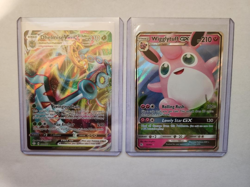 Pokemon Dhelmise VMAX 010/072 Shining / Hidden Fates 42/68 Wigglytuff GX NM - Image 2